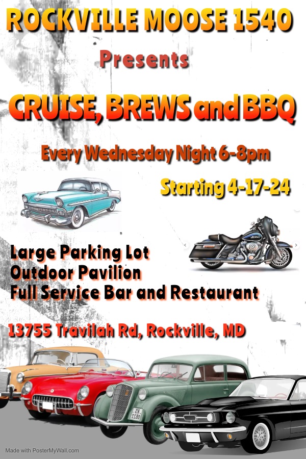 Cruise and Brews at Rockville Moose