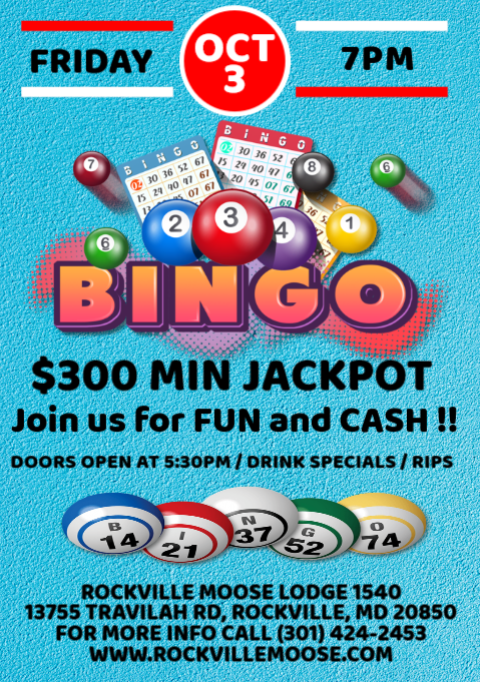 3363556243852259779 BINGO Rockville Moose