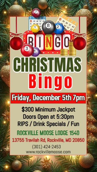 BINGO Rockville, Maryland