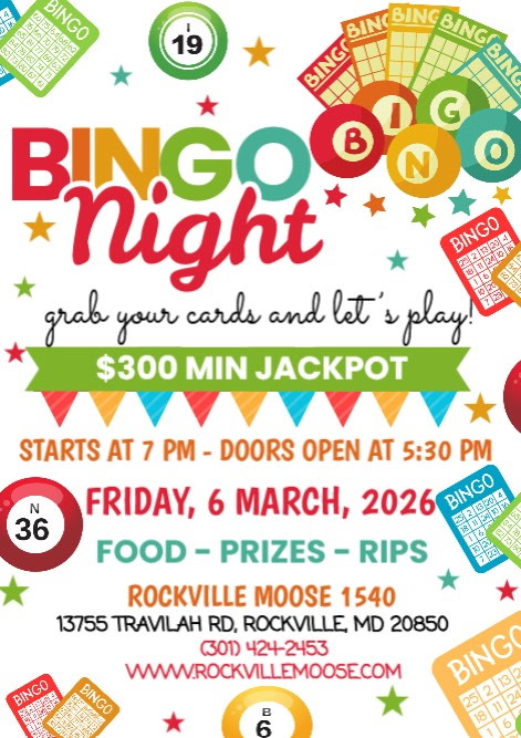 BINGO Rockville Maryland