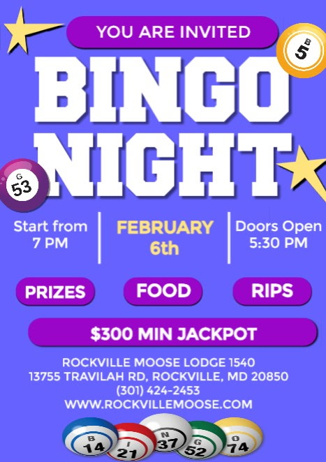 BINGO Rockville Maryland