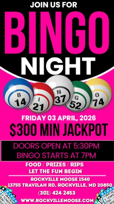 BINGO Rockville Maryland