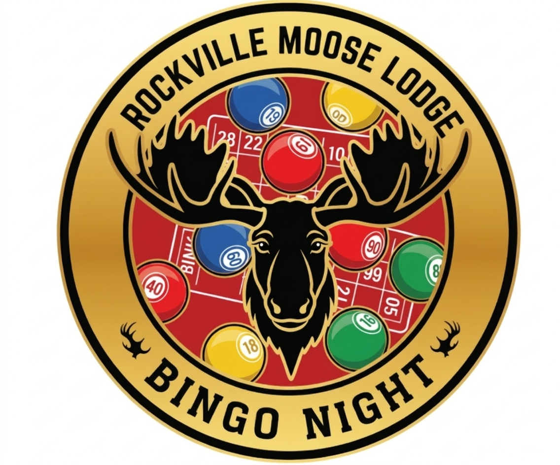 Moose BINGO Logo Rockville Moose BINGO