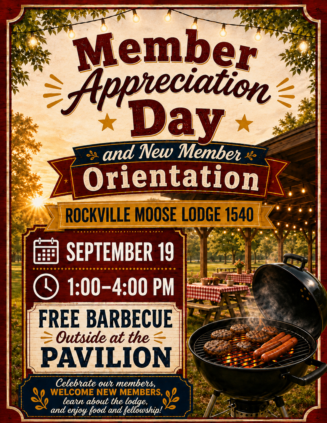 Rockville Moose Member Appreciation BBQ